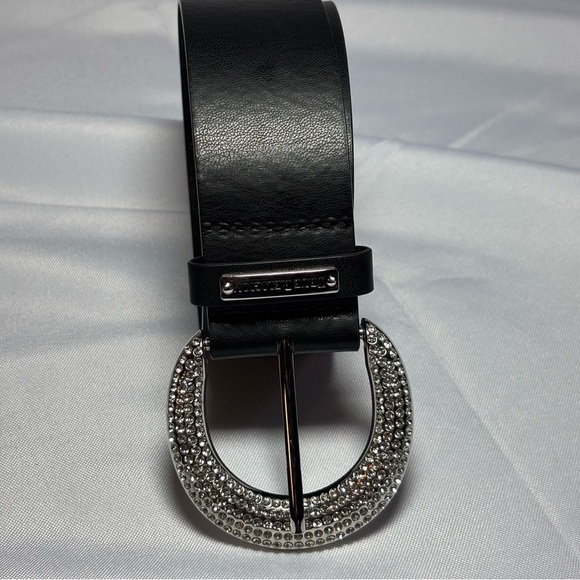 TRUE RELIGION Women’s Crystal Black Belt Size S/M main image 9